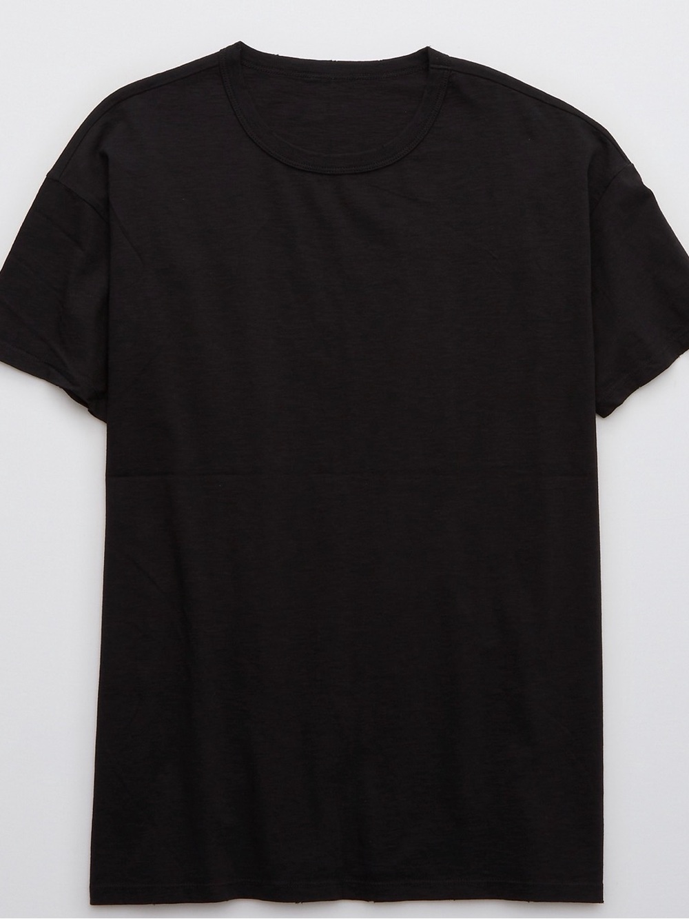 Aerie Distressed Basic Boyfriend T-Shirt
